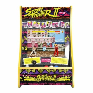 Arcade1UP 8 in 1 Partycade Retro Video Game Cabinet with 17 Inch Screen and Light Up Marquee