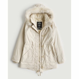 Hollisterco FAUX FUR-LINED COZY PARKA