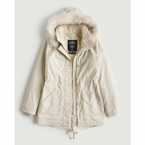 Hollisterco FAUX FUR-LINED COZY PARKA 1