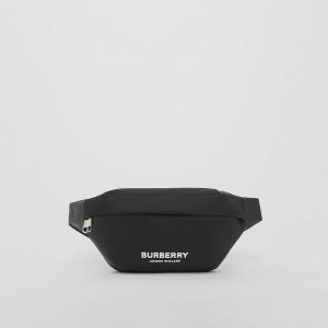 Burberry Logo Print Nylon Sonny Bum Bag