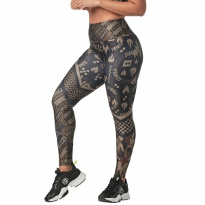 Zumba Printed High Waisted Ankle Leggings 瑜珈褲