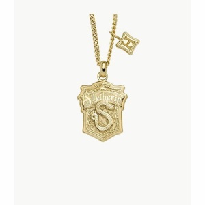 Fossil Limited Edition Harry Potter™ Slytherin™ Gold-Tone Stainless Steel Chain Necklace 2商品組合