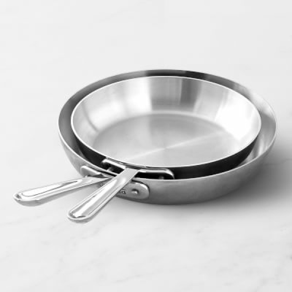All-Clad d5 Stainless-Steel French Skillets, Set of 2 1