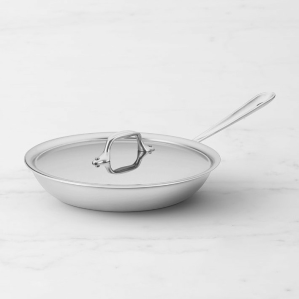 All-Clad D3 Tri-Ply Stainless-Steel Traditional Covered Fry Pan 1