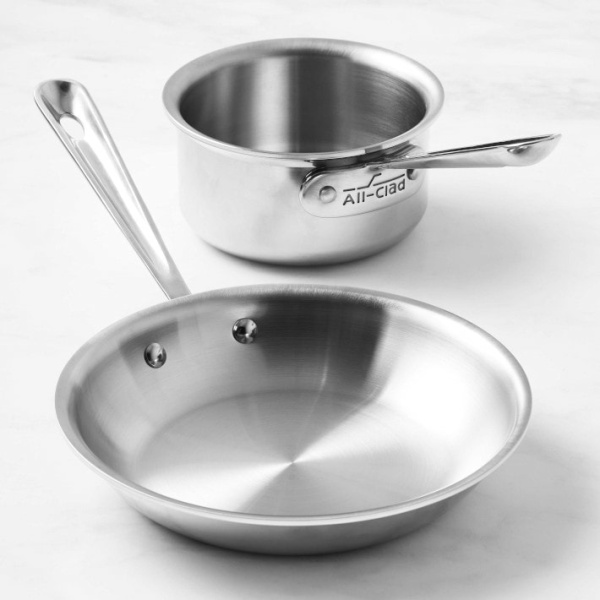 All-Clad Triply Stainless-Steel Kitchen 2-Piece Helper Set 1