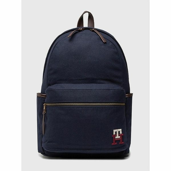 TOMMY HILFIGER EMBROIDERED MONOGRAM BACKPACK 1