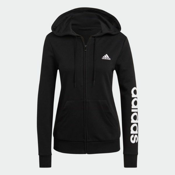 ADIDAS ESSENTIALS LOGO FULL-ZIP HOODIE 1