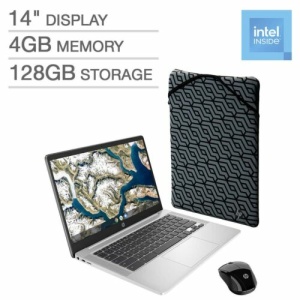 HP 14" 14a-na1083cl Chromebook 4GB RAM 128GB SSD Laptop Notebook