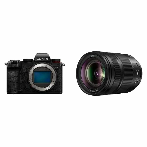 Panasonic LUMIX S5 Full Frame Mirrorless Camera (DC-S5KK) with LUMIX S Series 85mm F1.8 L Mount Interchangeable Lens (S-S85) 單眼相機 1