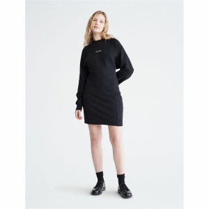 Calvin Klein Standard Logo Sweatshirt Dress
