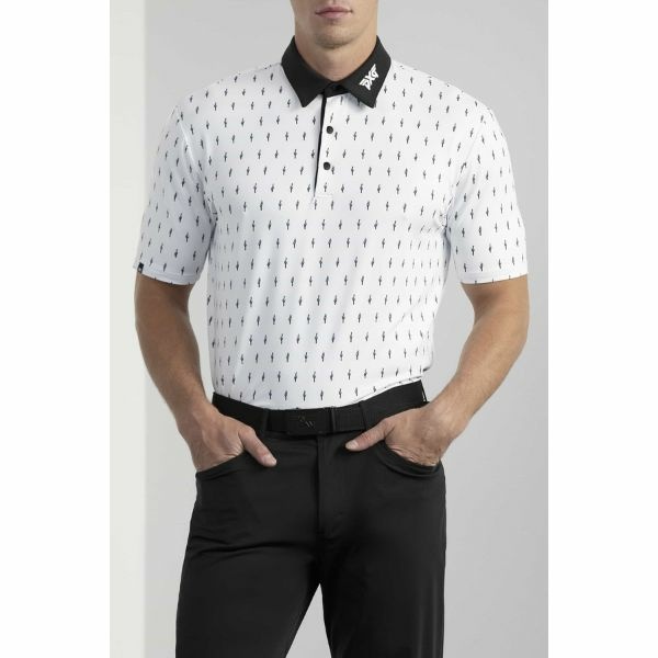 PXG COMFORT FIT CACTUS PRINT POLO 1