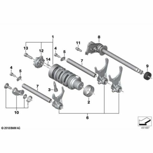 BMW Motorrad Set Of Chain Guide Rails 4商品 2