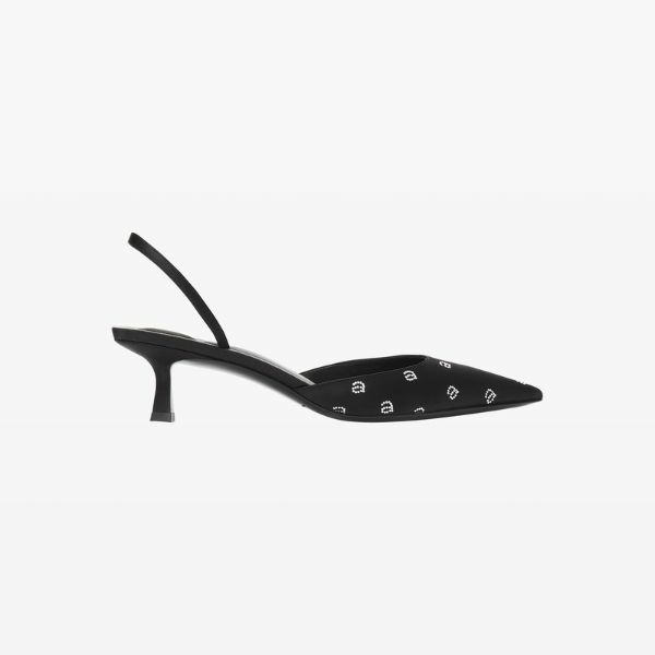 Alexanderwang delphine 65 slingback in crystal satin 1