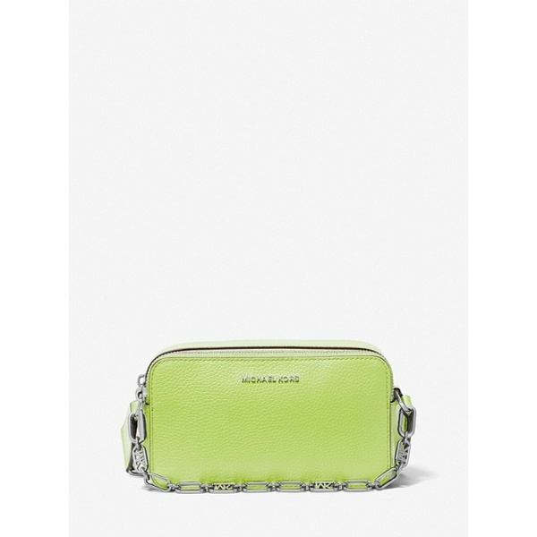 Michael Kors Jet Set Small Pebbled Leather Double-Zip Camera Bag 1