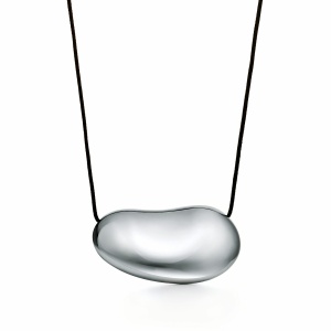 TIFFANY Bean design Pendant in Sterling Silver