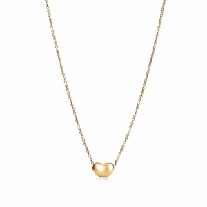 TIFFANY Bean design Pendant in Yellow Gold