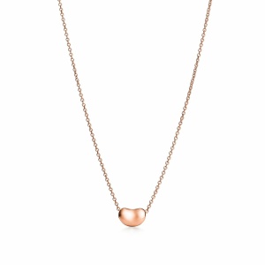 TIFFANY Bean design Pendant in Rose Gold