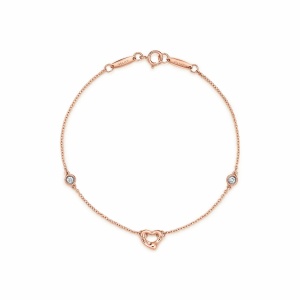 TIFFANY Diamonds by the Yard Open Heart Bracelet