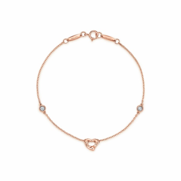 TIFFANY Diamonds by the Yard Open Heart Bracelet 1