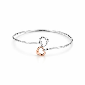 TIFFANY Double Open Heart Bangle
