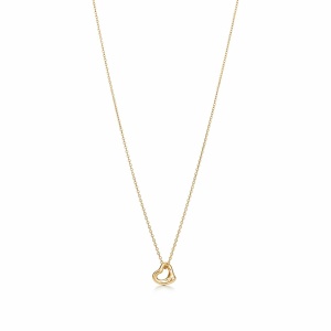 TIFFANY Open Heart Pendant in Yellow Gold
