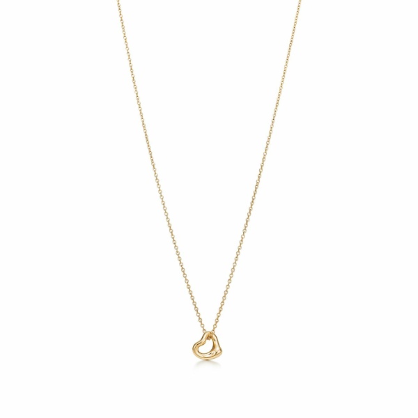 TIFFANY Open Heart Pendant in Yellow Gold 1