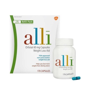 alli Orlistat 60 mg. Weight Loss Aid 170 Count