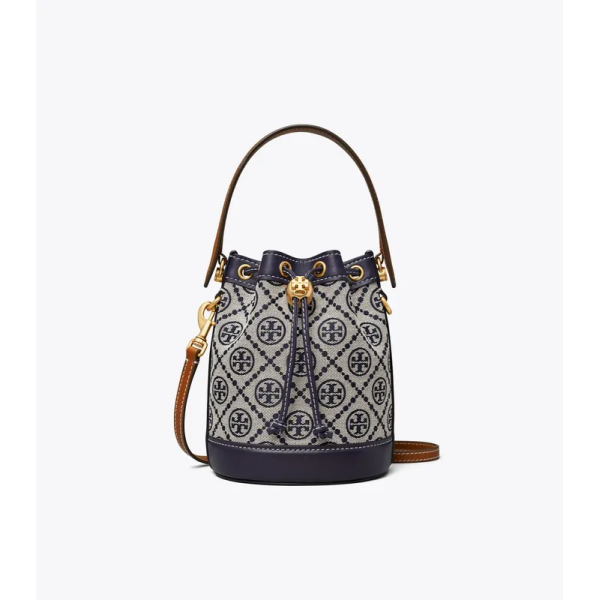 Tory Burch Mini T Monogram Bucket Bag tb水桶包 2