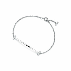 TIFFANY Smile Bracelet in White Gold
