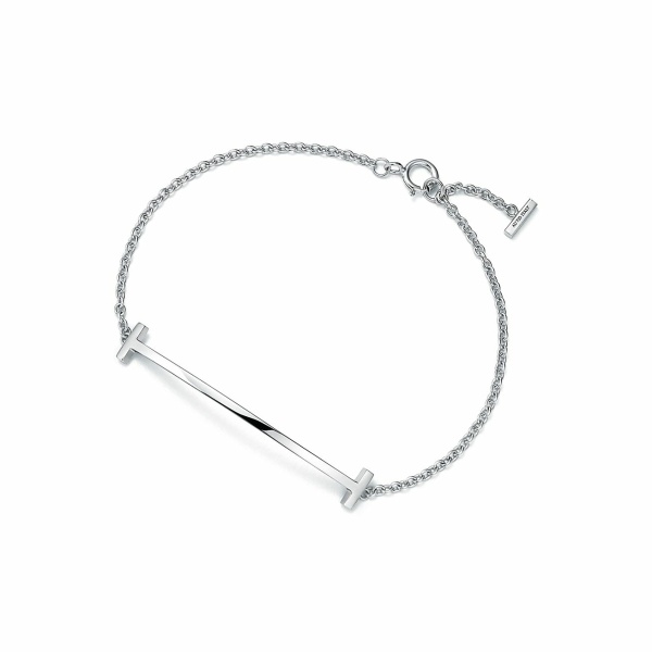 TIFFANY Smile Bracelet in White Gold 1