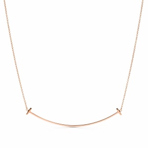 TIFFANY Smile Pendant in Rose Gold