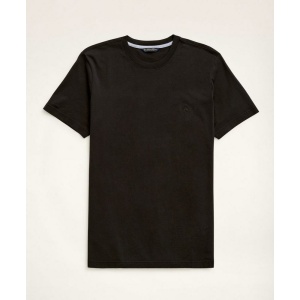Brooks Brother Washed Supima Cotton Logo Crewneck T-Shirt 2商品