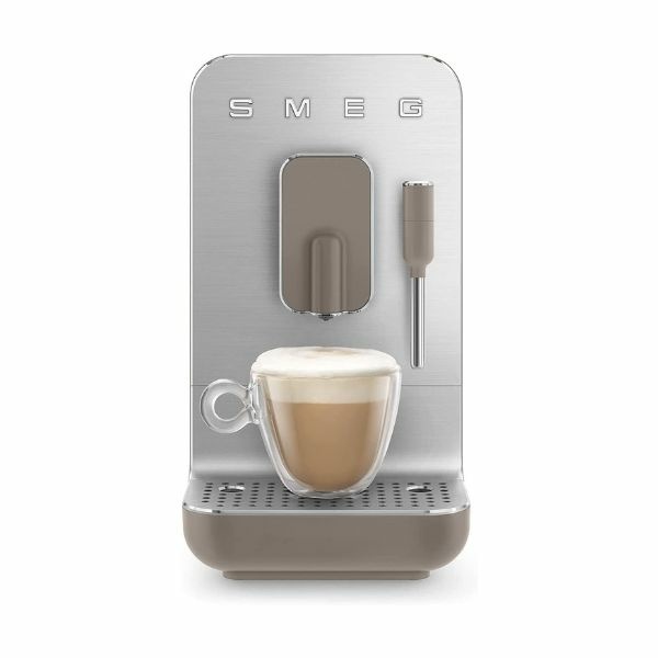 Smeg Fully Automatic Coffee Machine with Steam Taupe 1
