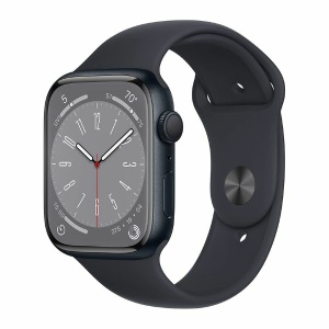 Apple Watch Series 8 [GPS 45mm] Smart Watch w/Midnight Aluminum Case with Midnight Sport Band 智慧型手錶