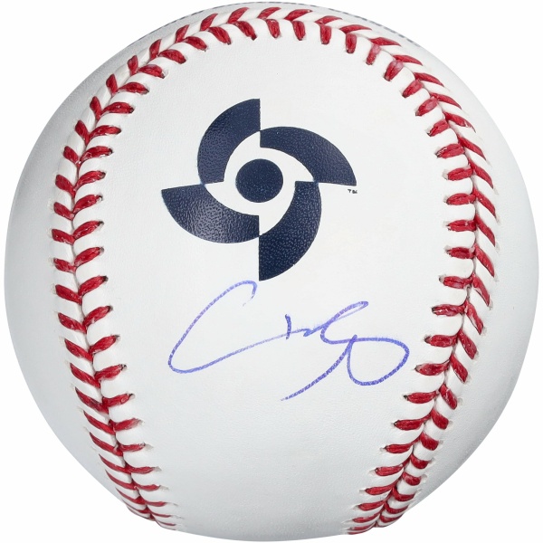 Shohei Ohtani Japan Baseball Autographed Fanatics Authentic 2023 World Baseball Classic Logo Baseball 1