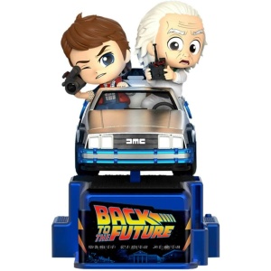Hot Toys Back to The Future Marty McFly & Doc Brown Collectible Figure CosRider Series Lights and Sounds 模型