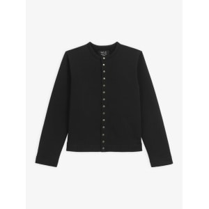 agnes b black New Cardigan Bronze with artist Futura