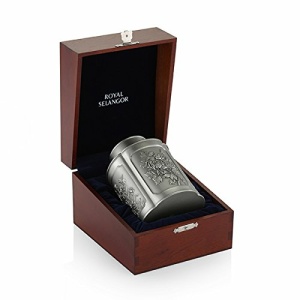 Royal Selangor Hand Finished Four Seasons Collection Pewter Airtight Tea/Coffee Caddy (M) in Wooden Gift Box Gift 皇家雪蘭莪 錫製模型
