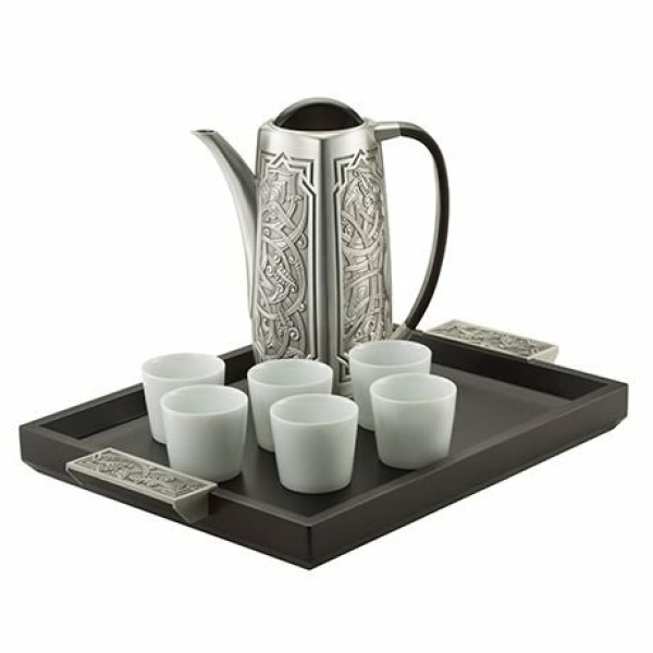 Royal Selangor Hand Finished Atiya Collection Pewter Coffee Set Gift 皇家雪蘭莪 錫製模型 1
