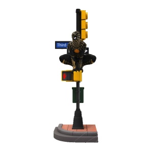 Beast Kingdom Spider-Man: No Way Home: Black & Gold DS-102 D-Stage Diorama Statue, Multicolor 野獸國 蜘蛛人公仔