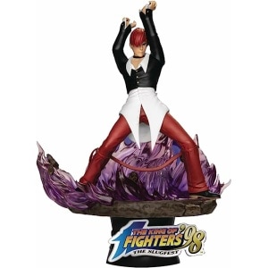 Beast Kingdom The King of Fighters: Iori Yagami DS-044 D-Stage 6-Inch Statue, Multicolor 野獸國 公仔