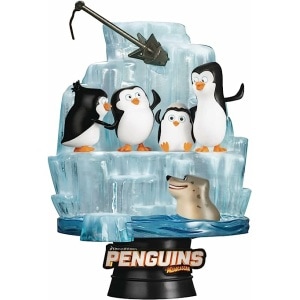 Beast Kingdom Penguins of Madagascar DS-097 D-Stage 6-Inch Statue, Multicolor 野獸國 公仔