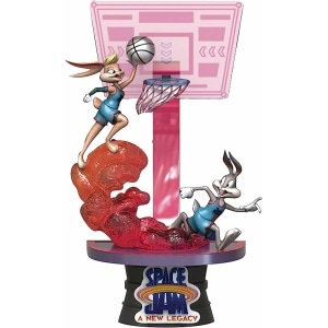 Beast Kingdom Space Jam: A New Legacy: Lola Bunny and Bugs Bunny DS-072 D-Stage Statue,Multicolor,6 inches 野獸國 公仔