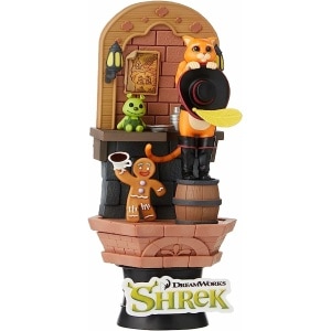 Beast Kingdom Shrek: Puss in Boots DS-096 D-Stage 6-Inch Statue,Multicolor 野獸國 公仔
