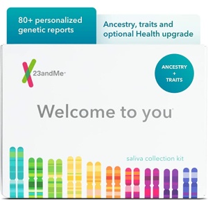 23andMe Ancestry Service - DNA Test Kit with Personalized Genetic Reports Including Ancestry Composition with 2000+ Geographic Regions, Family Tree, DNA Relative Finder and Trait Reports