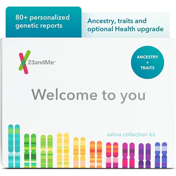 23andMe Ancestry Service - DNA Test Kit with Personalized Genetic Reports Including Ancestry Composition with 2000+ Geographic Regions, Family Tree, DNA Relative Finder and Trait Reports 1