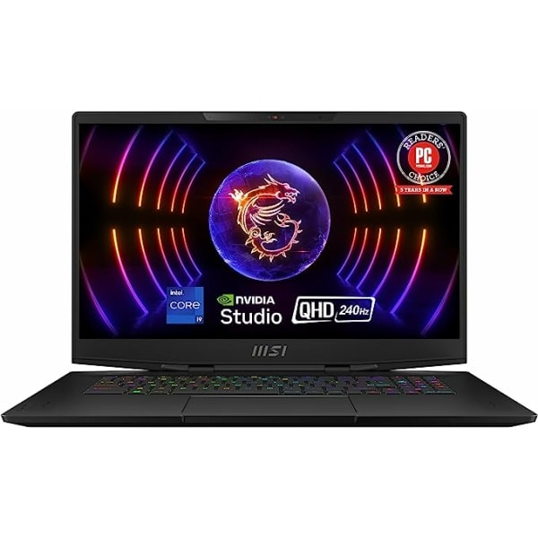 MSI Stealth 17 Studio 17.3" QHD 240Hz Gaming Laptop 微星 4080筆電 1