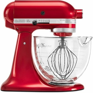 KitchenAid KSM155GBCA 5-Qt. Artisan Design Series with Glass Bowl 桌上型攪拌機