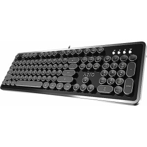 Azio Retro - Wired USB Mechanical Keyboard