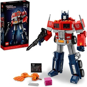 LEGO Optimus Prime 10302 Building Set for Adults; Build a Collectible Model of a Transformers Legend (1,508 Pieces), 11.1 x 18.9 x 3.58 inches 樂高 柯博文